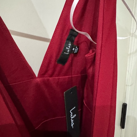 Lulu's Celebration Time Red Sleeveless Tiered Dress - Picture 2 of 5